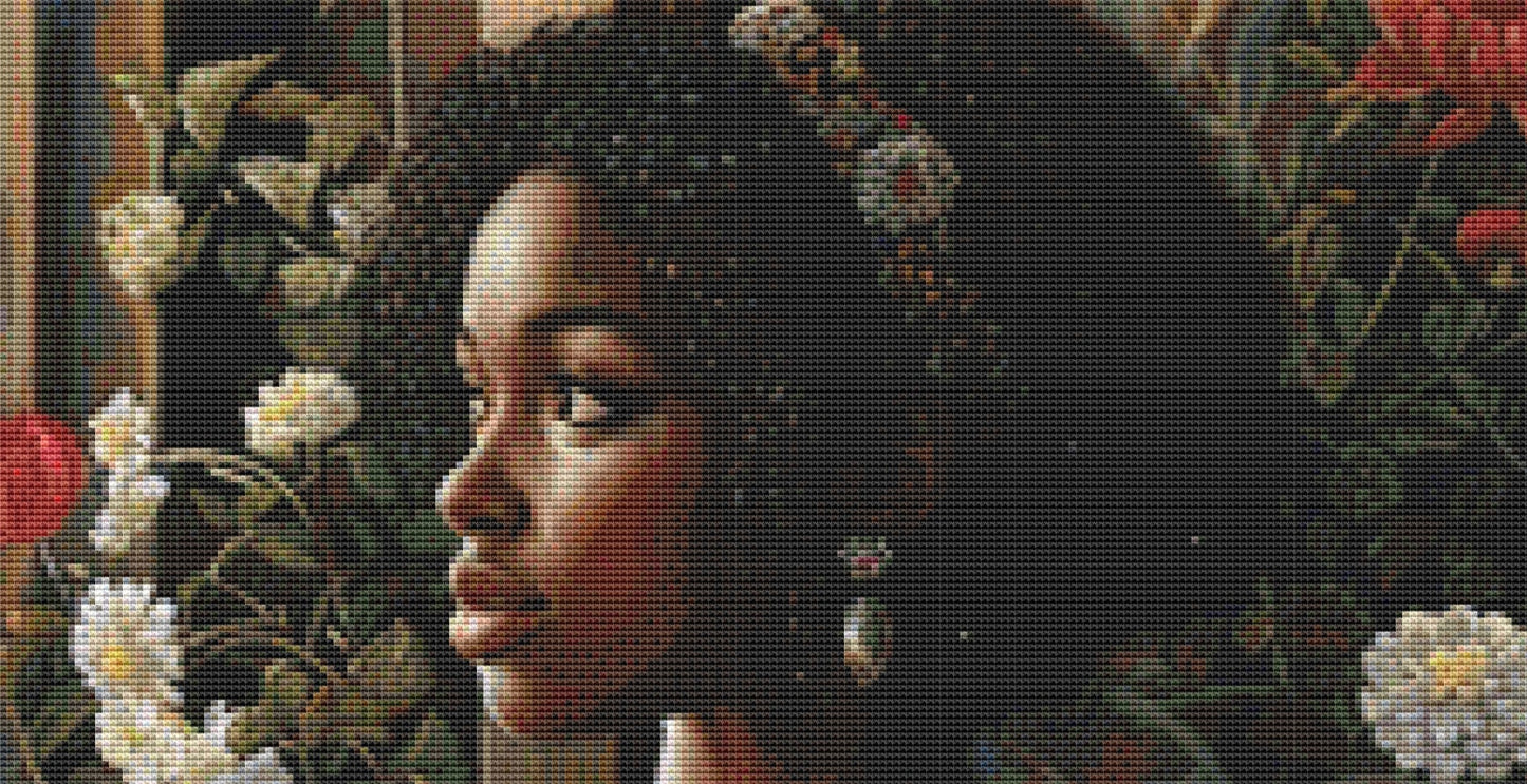Deep Reflection (Max Colors) cross stitch pattern by The Art Revivalist
