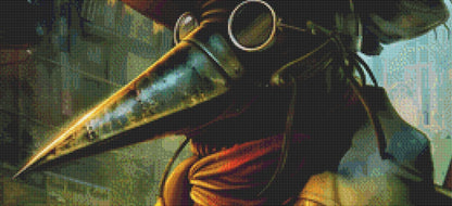 Dr Plague (Max Colors) cross stitch pattern by The Art Revivalist