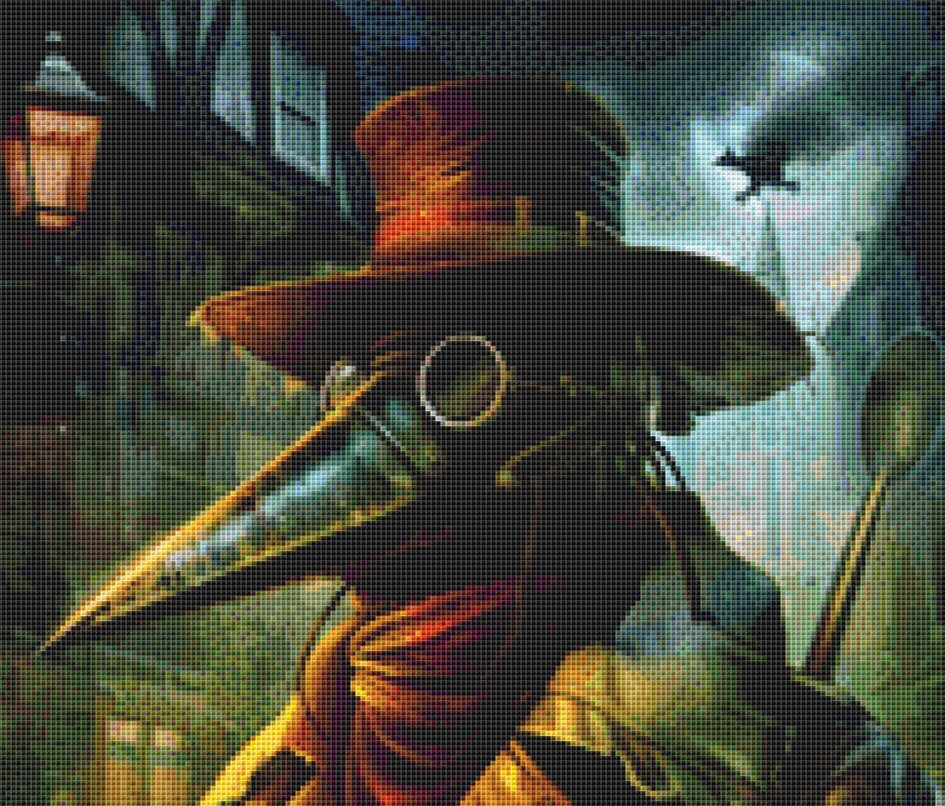 Dr Plague (Small) cross stitch pattern by The Art Revivalist