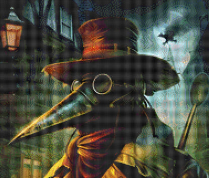 Dr Plague (Small) cross stitch pattern by The Art Revivalist