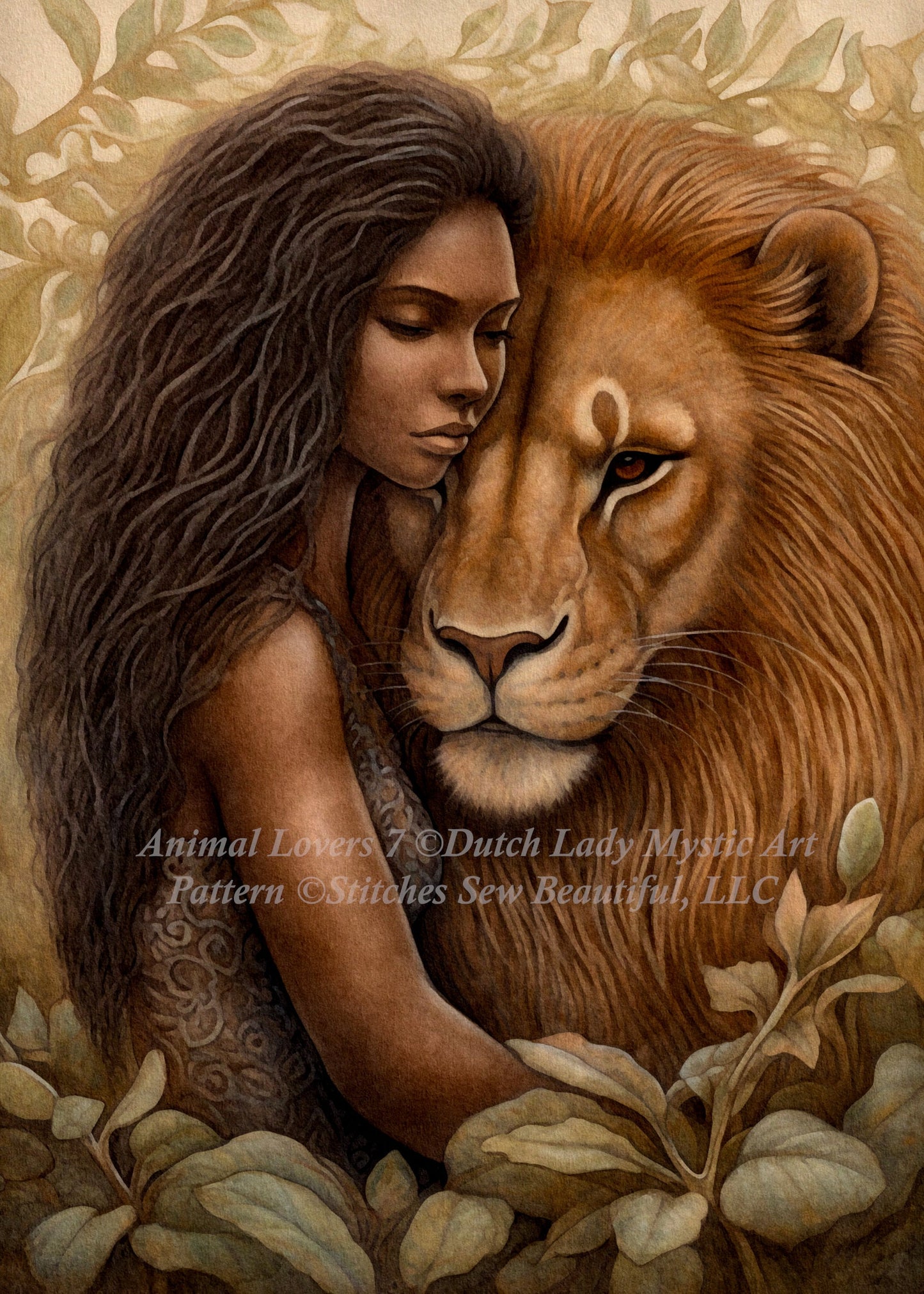 Animal Lovers 7 (Max Colors/Size) cross stitch pattern by DutchLadyMysticArt