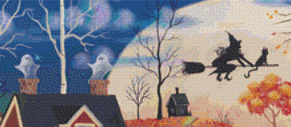 By the Light of the Moon (Max Colors) cross stitch pattern by Kim Leo licensed by JMS Art Licensing