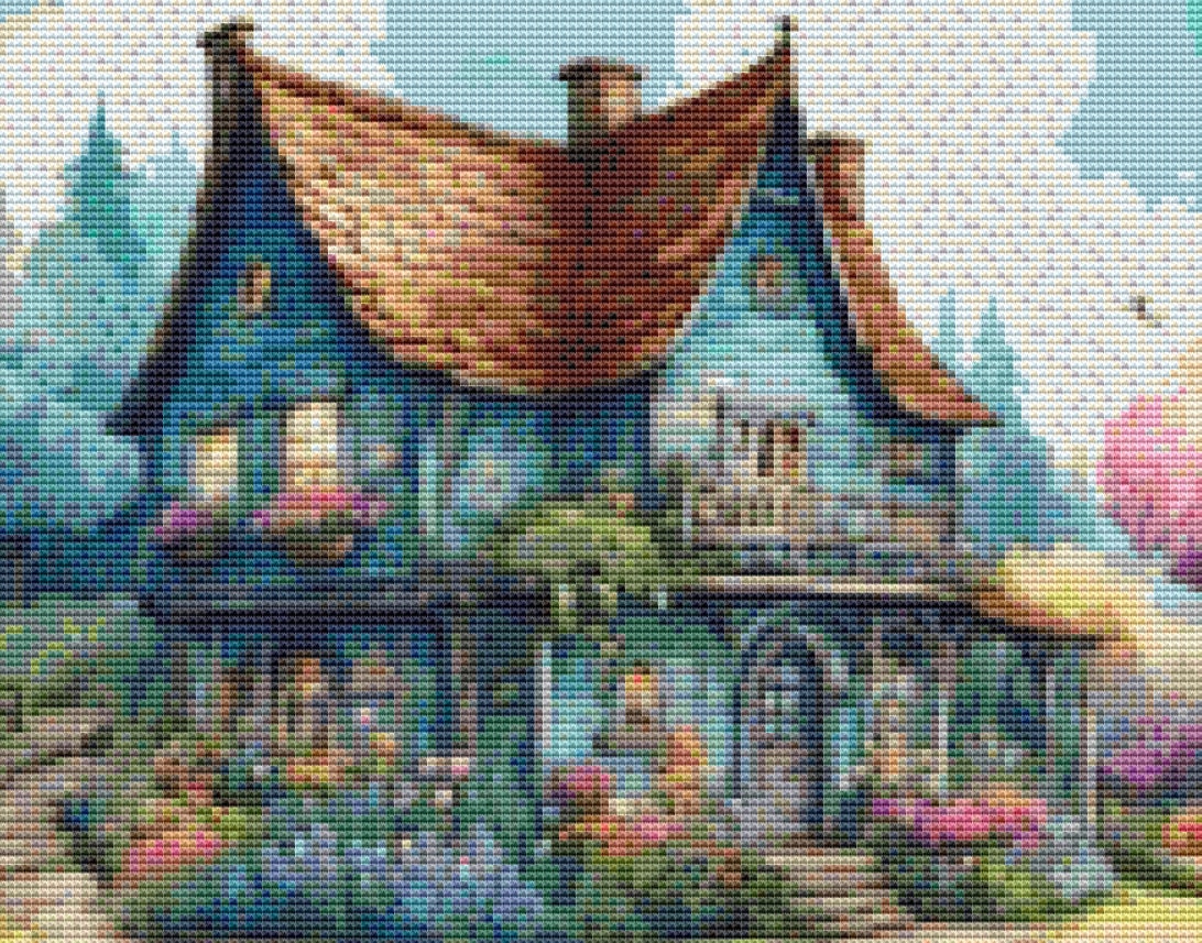 An Enchanted Place cross stitch pattern by Eder Jose Rosa