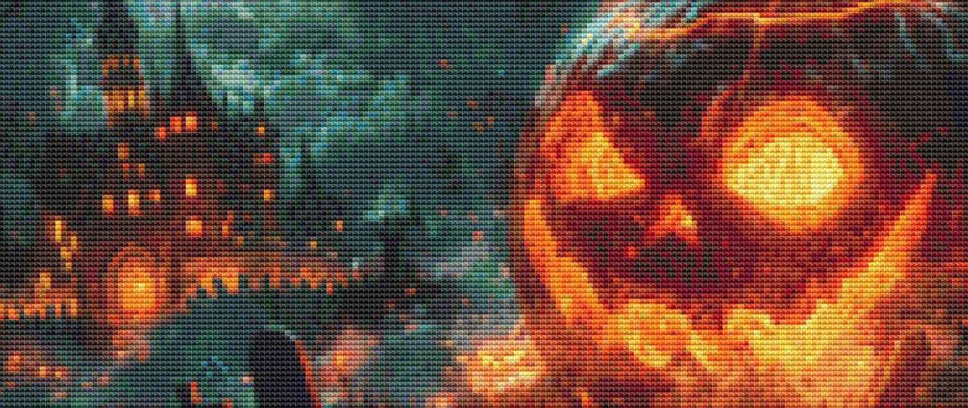 Its Halloween Night (Small) cross stitch pattern by Eder Jose Rosa