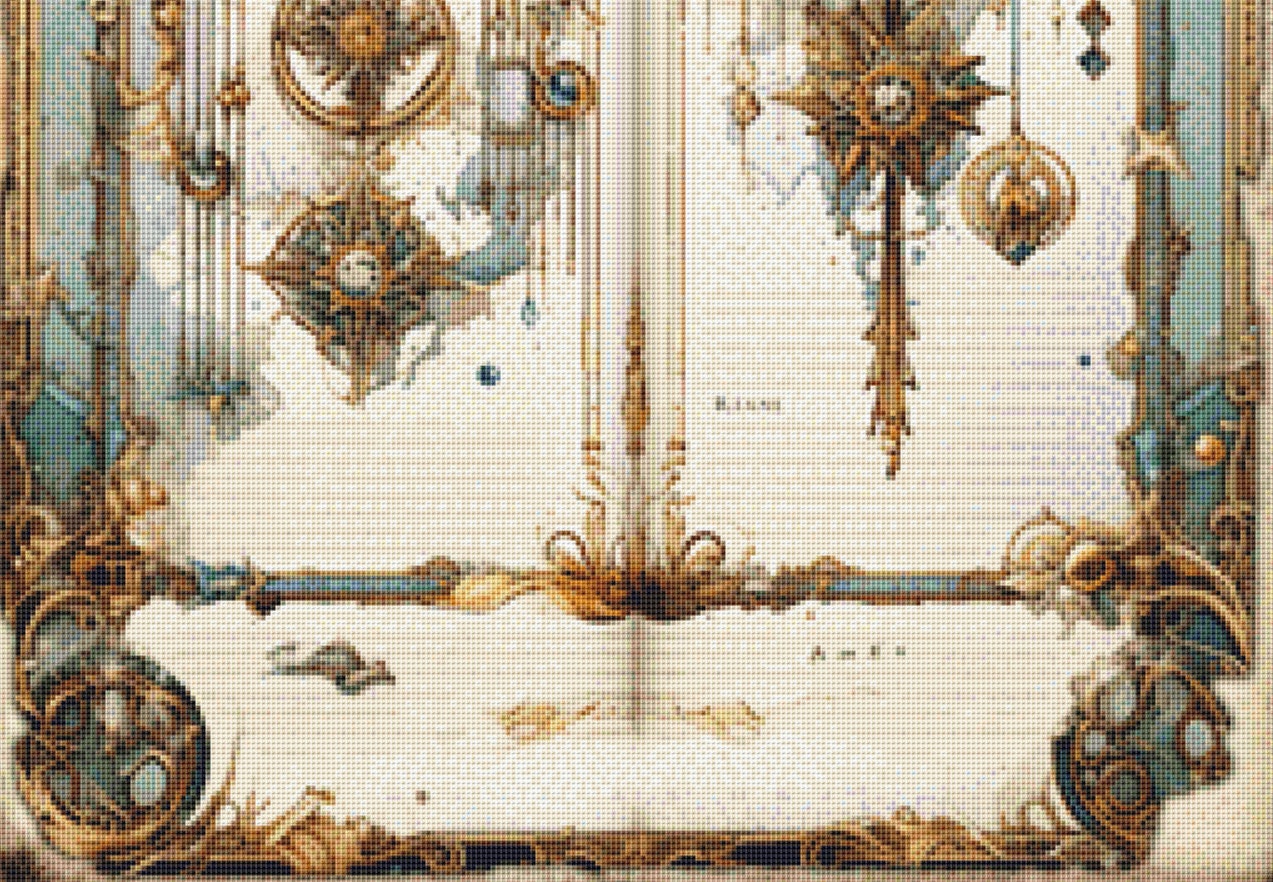 Zodiac - Taurus 1 counted cross stitch pattern by Sharm Studio