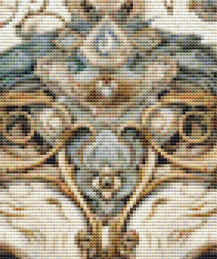 Zodiac - Taurus 2 counted cross stitch pattern by Sharm Studio