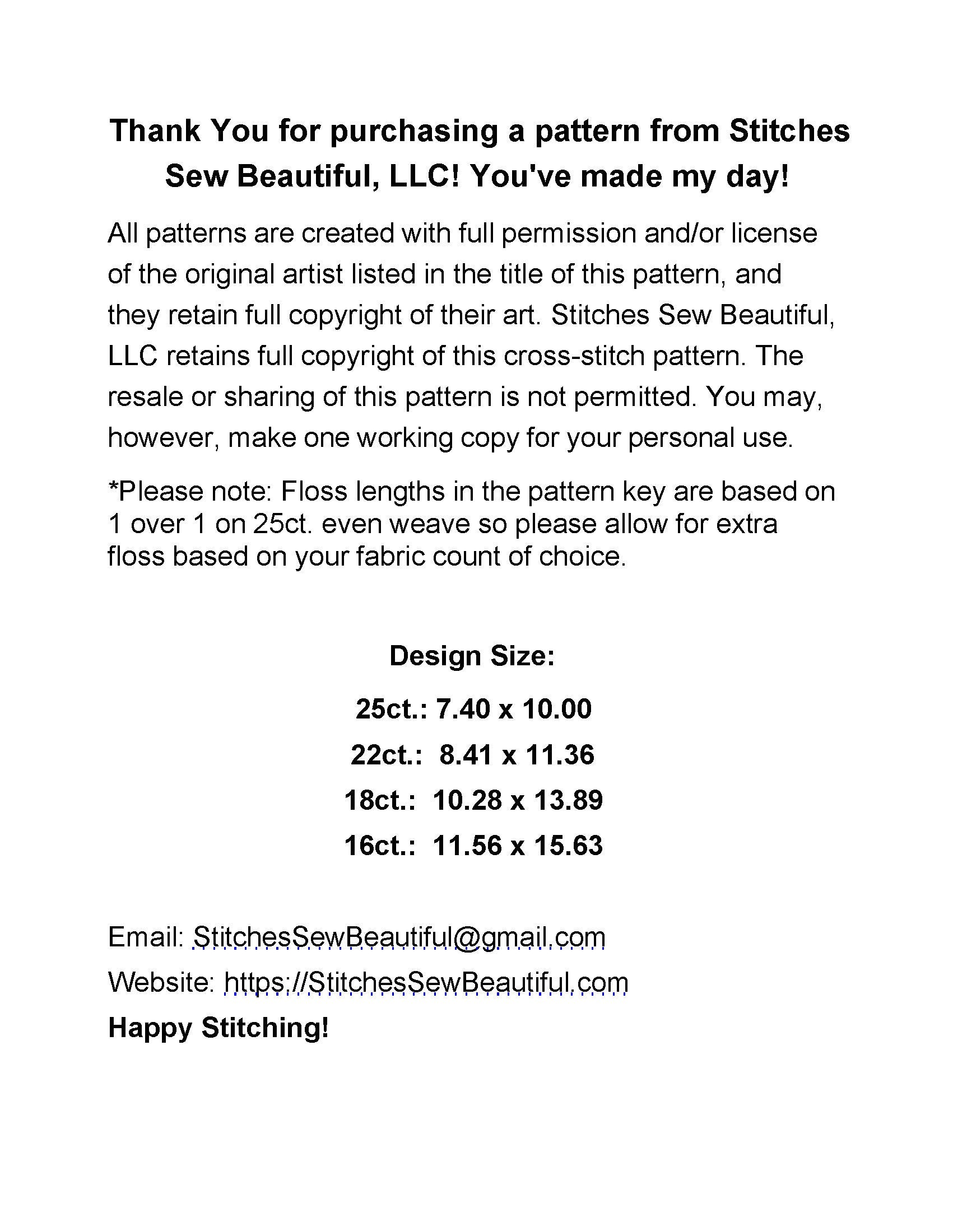 Mothers Day Surprise (Small) cross stitch pattern by Lisi Martin/AB Pictura, Karlstad, Sweden