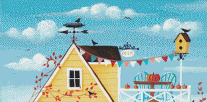 Butternut Bakery (Max Colors) cross stitch pattern by Kim Leo licensed by JMS Art Licensing