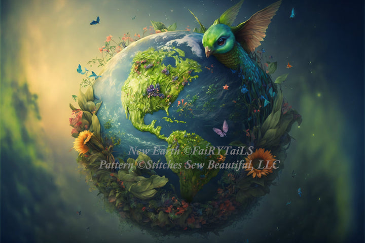 New Earth cross stitch pattern by FaiRYTaiLS