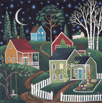 Blanket of Stars (Max Colors) cross stitch pattern by Kim Leo licensed by JMS Art Licensing
