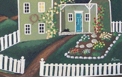 Blanket of Stars (Max Colors) cross stitch pattern by Kim Leo licensed by JMS Art Licensing