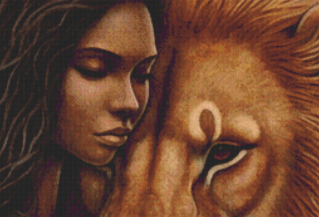 Animal Lovers 7 (Max Colors/Size) cross stitch pattern by DutchLadyMysticArt