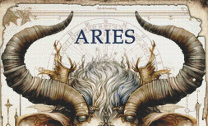 Zodiac - Aries 2 counted cross stitch pattern by Sharm Studio