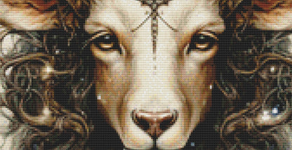 Zodiac - Aries 2 counted cross stitch pattern by Sharm Studio