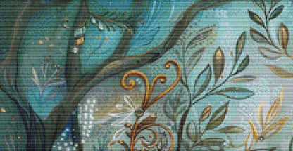 Crowned Owl cross stitch pattern by PassyArt