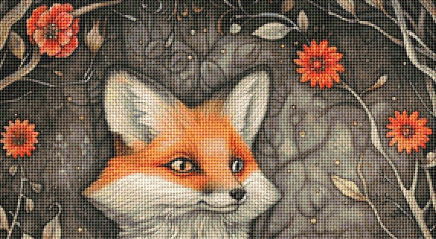 Fox cross stitch pattern by PassyArt