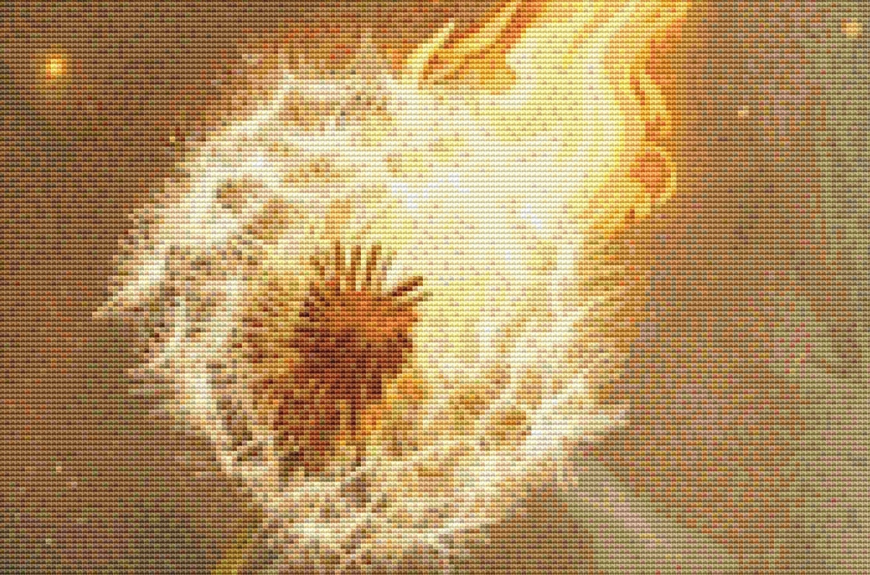 A Wish Unexpected (Max Colors/Size) cross stitch pattern by Serr.Kai A Quill & Ink