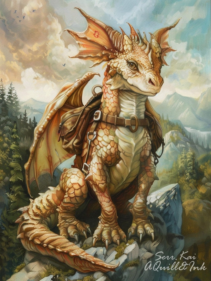 Ready for an Adventure cross stitch pattern by Serr.Kai A Quill & Ink