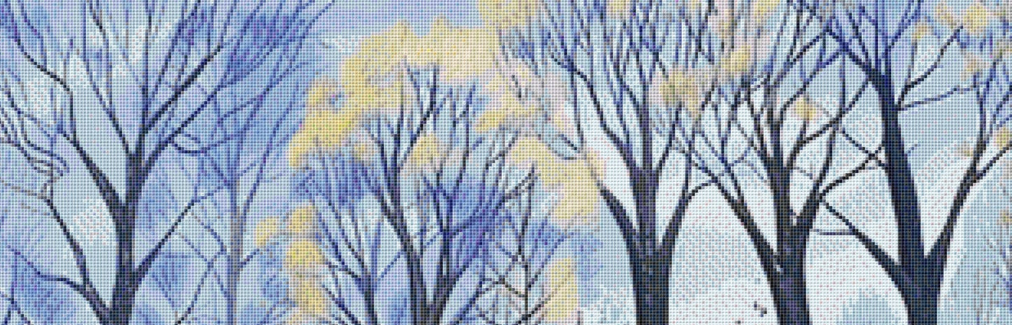 House By The River cross stitch pattern by The Art Revivalist