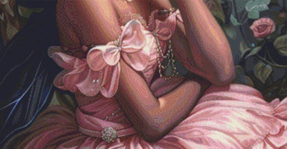 Mystical Rose Pixie cross stitch pattern by The Art Revivalist