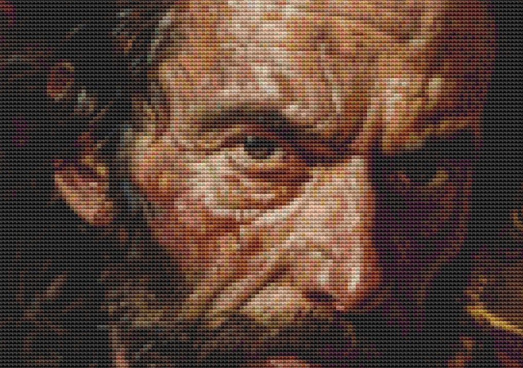 Sawney Bean cross stitch pattern by The Art Revivalist
