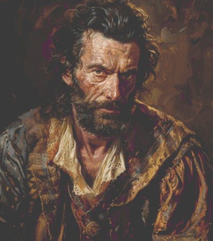 Sawney Bean cross stitch pattern by The Art Revivalist