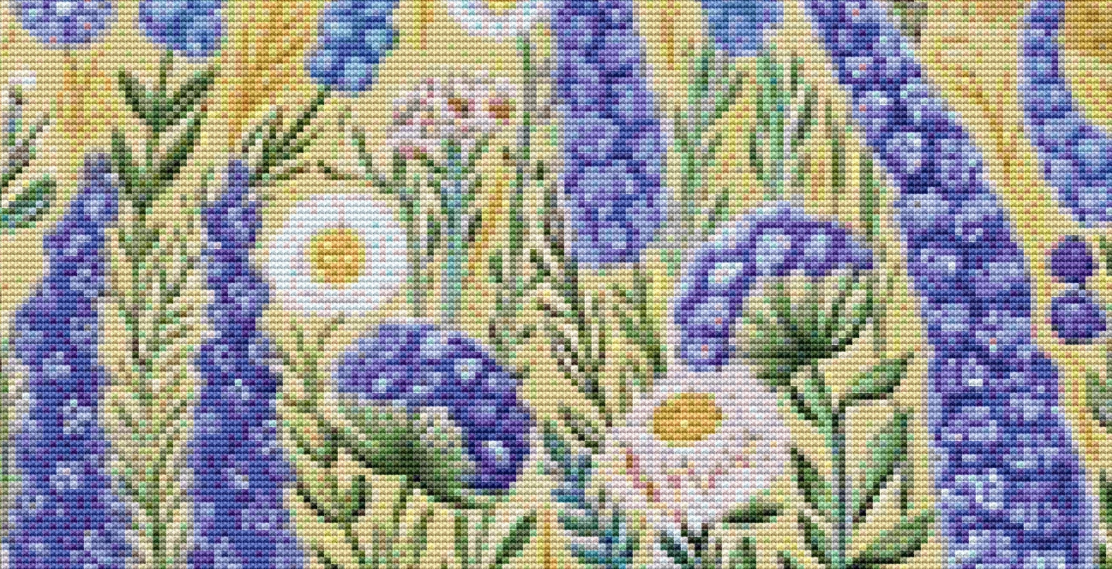 Wheat Fields Forever cross stitch pattern by The Art Revivalist