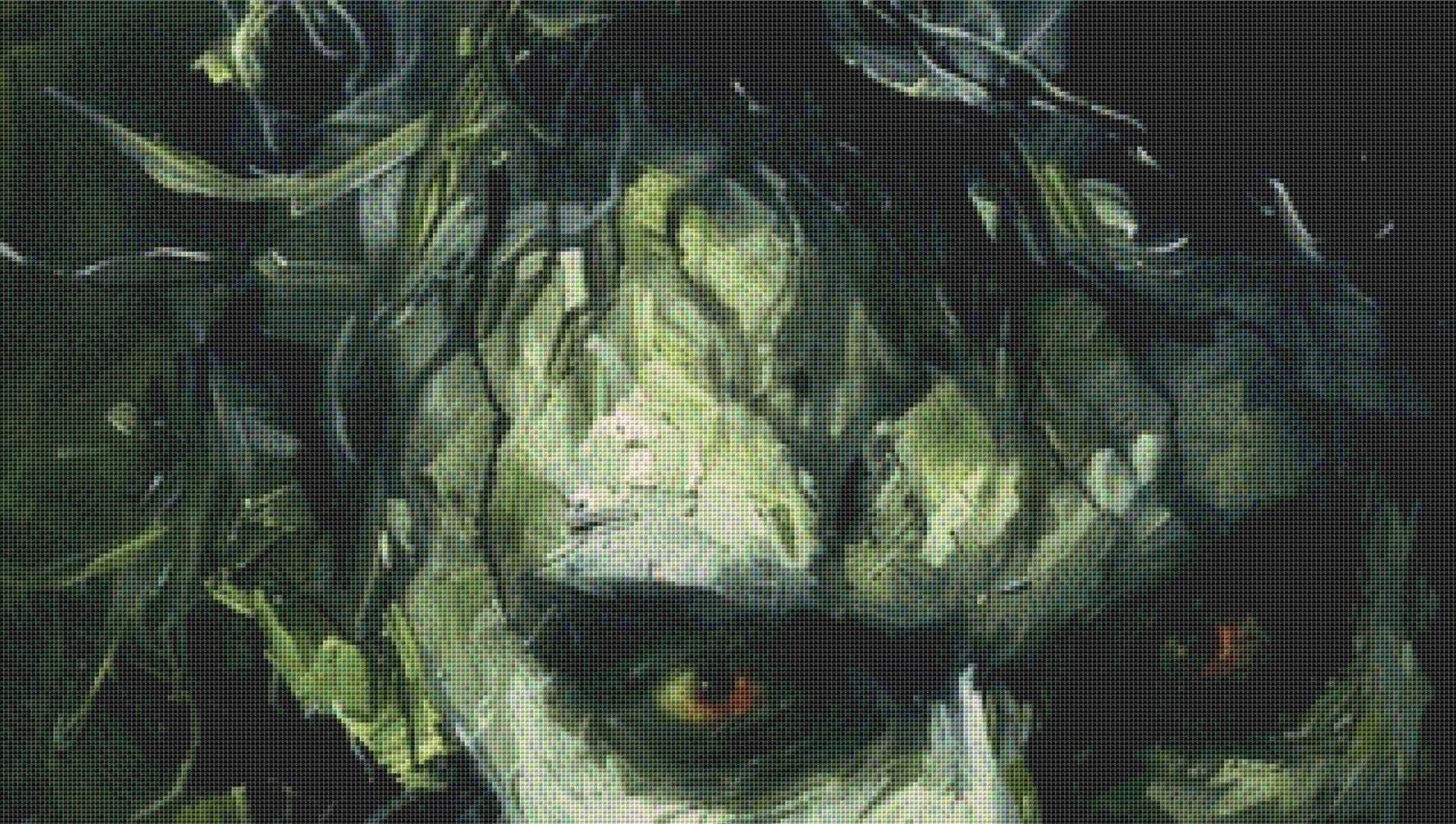 Whispers in The Shadows The Ghoul Cherished Plaything cross stitch pattern by The Art Revivalist