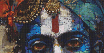 Celestial Shankar cross stitch pattern by The Art Revivalist