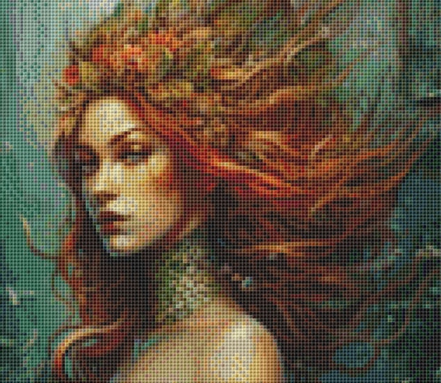 Mermaid Temptress (Small) cross stitch pattern by MagicalCraftery