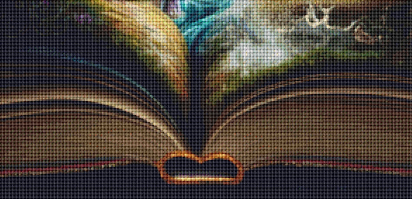Fairytale Book ©Adobe Ext License (Max Size) cross stitch pattern by StitchesSewBeautiful