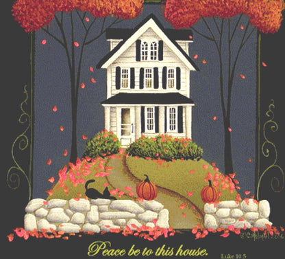 Peace Be to This House (Max Color) cross stitch pattern by Catherine Holman/Ansada Art Licensing Group, LLC