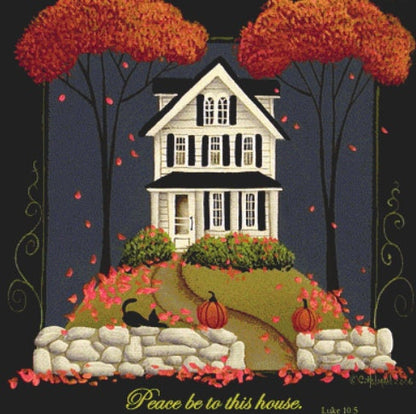 Peace Be to This House (Max Color) cross stitch pattern by Catherine Holman/Ansada Art Licensing Group, LLC