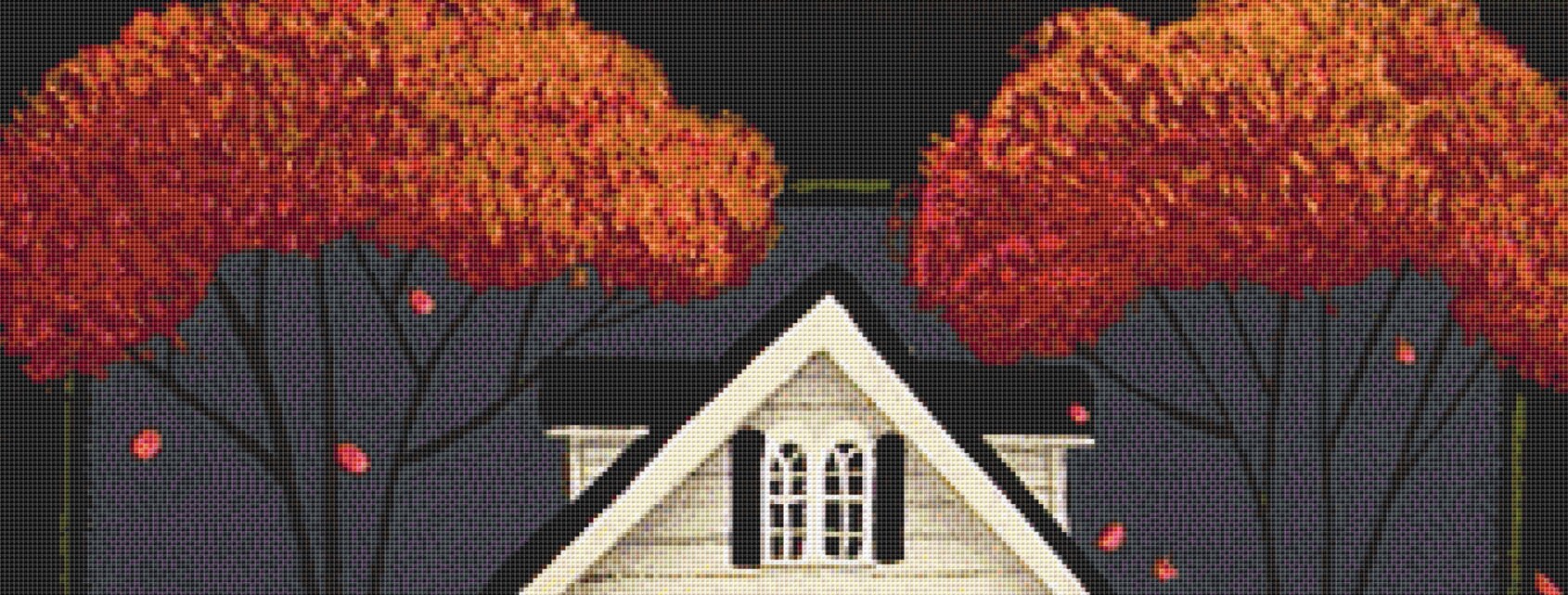 Peace Be to This House cross stitch pattern by Catherine Holman/Ansada Art Licensing Group, LLC
