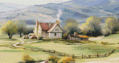 Blissful Solitude cross stitch pattern by Liededrom