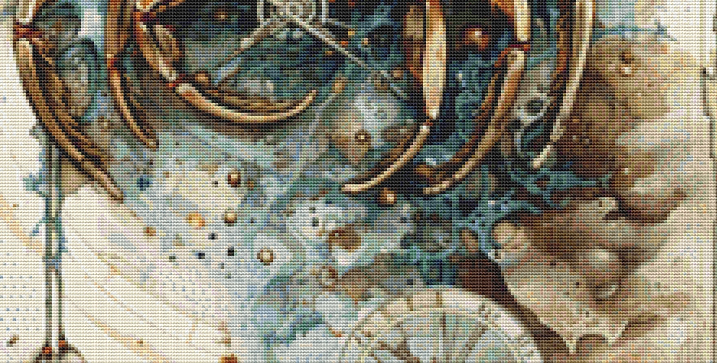 Zodiac - Cancer counted cross stitch pattern by Sharm Studio