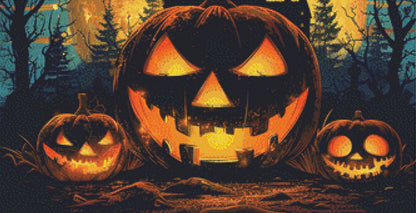 Trick, Treat, or Scare cross stitch pattern by Eder Jose Rosa