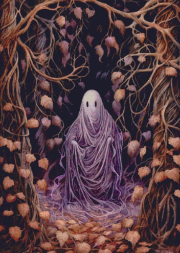 Halloween Vines 8 cross stitch pattern by DutchLadyMysticArt