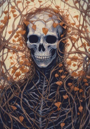 Halloween Vines 10 cross stitch pattern by Dutch Lady Mystic Art