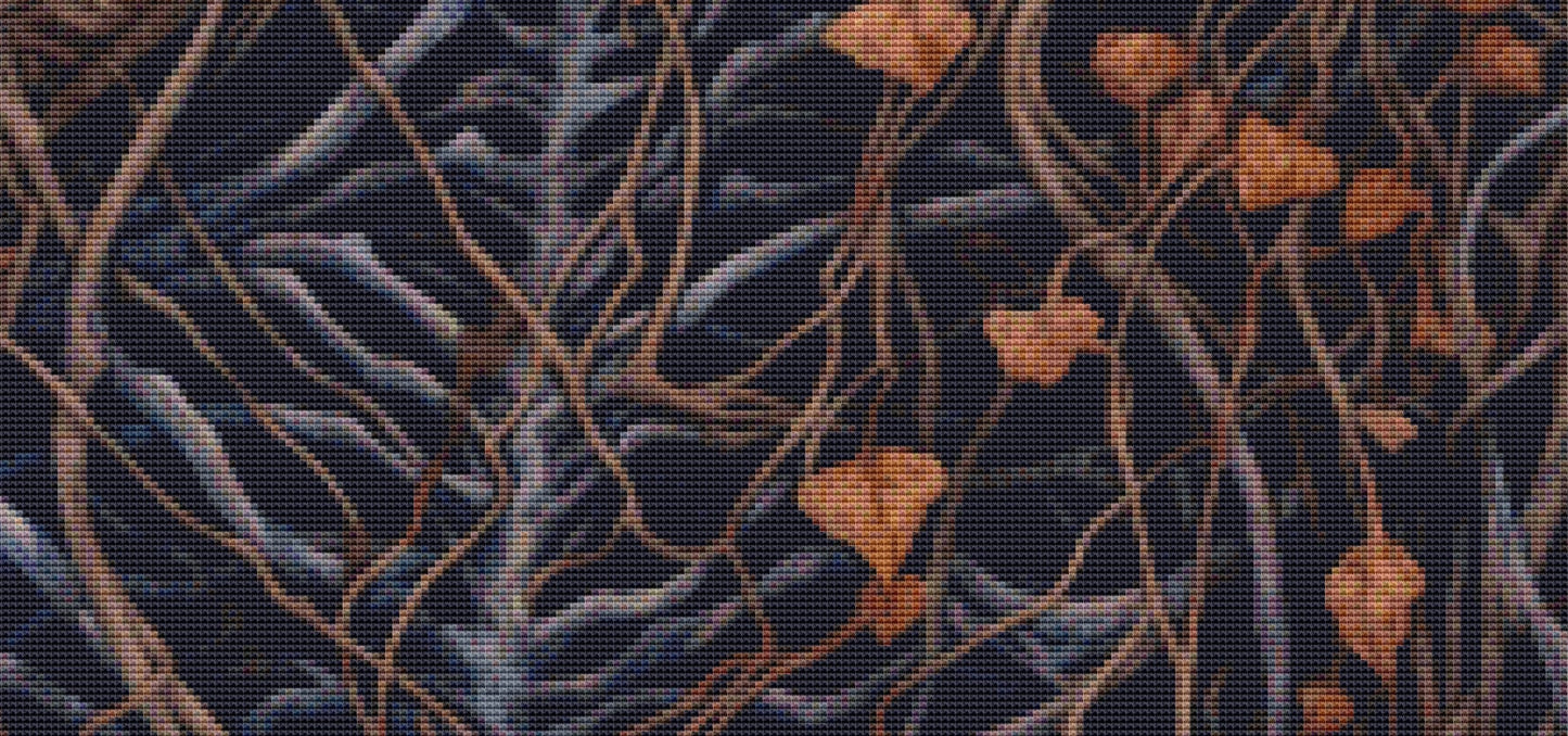 Halloween Vines 10 cross stitch pattern by Dutch Lady Mystic Art