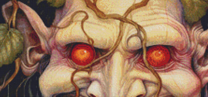 Halloween Vines 6 (Max Color) cross stitch pattern by DutchLadyMysticArt