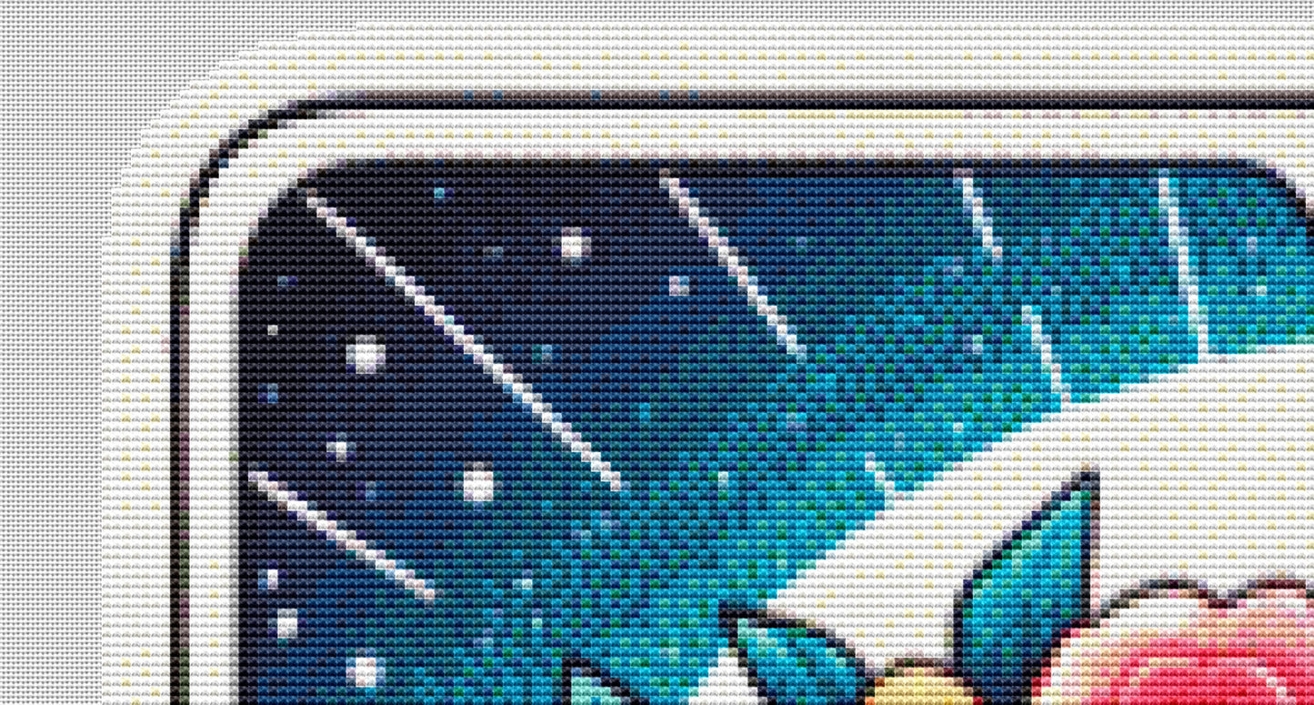 The Salty Bitch cross stitch pattern by Pixel Paige Studio