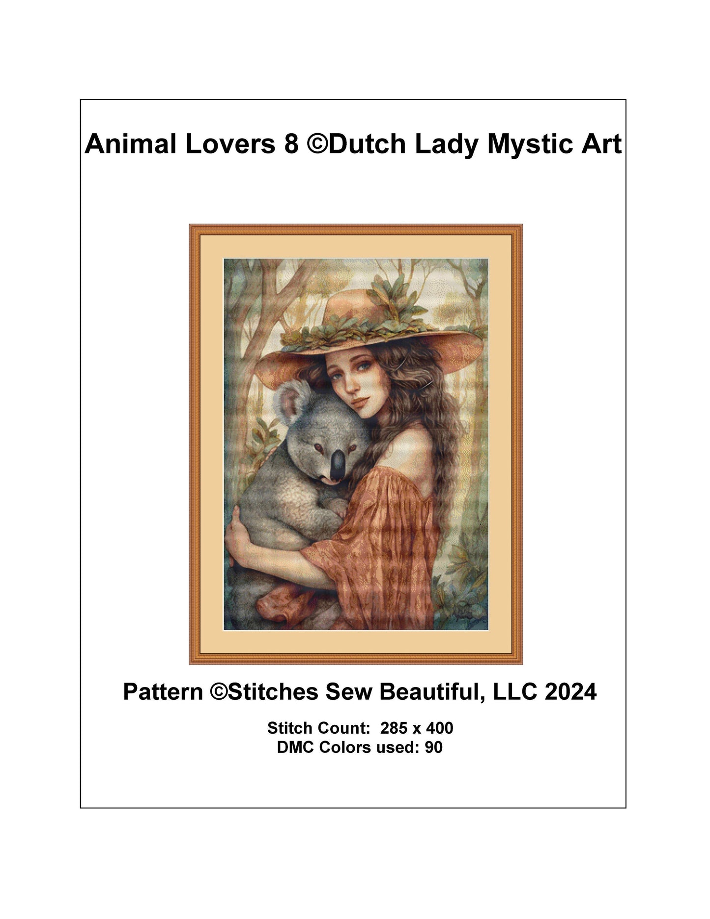 Animal Lovers 8 cross stitch pattern by DutchLadyMysticArt