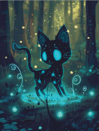 Little Forest Spirit cross stitch pattern by Serr.Kai A Quill & Ink