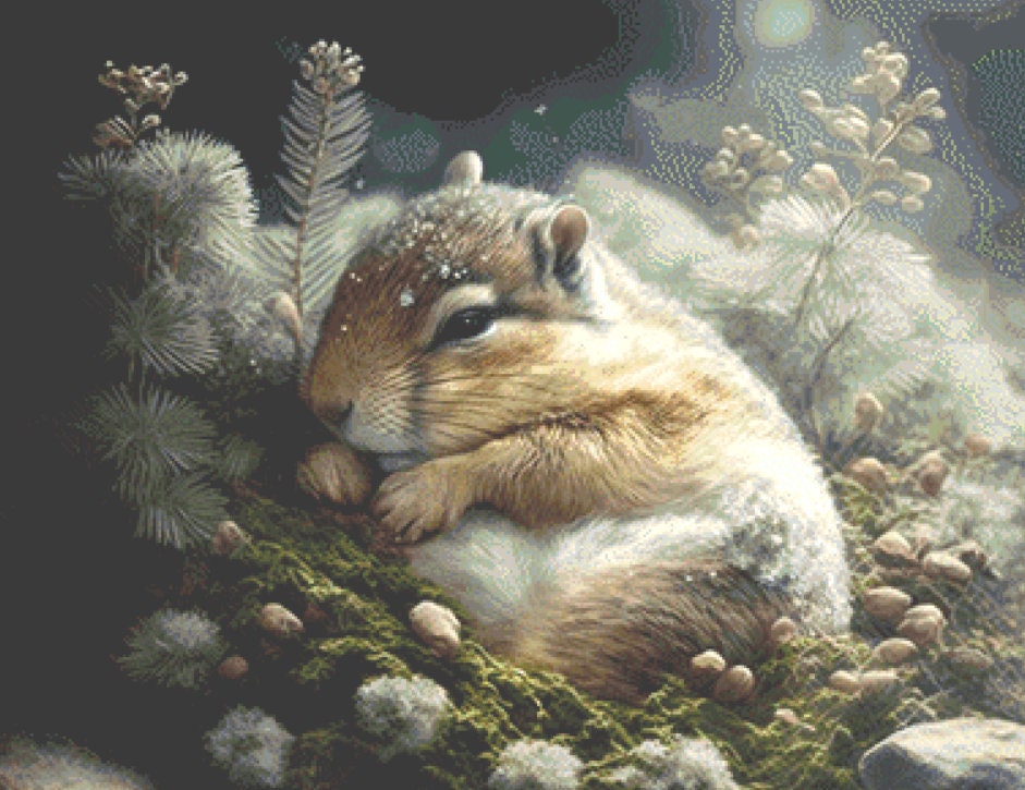 Chip Pine cross stitch pattern by Tammy L. Gross