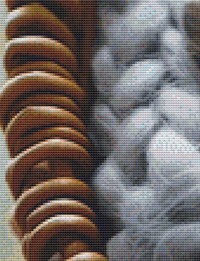 Baby Squirrel cross stitch pattern by Tammy L. Gross