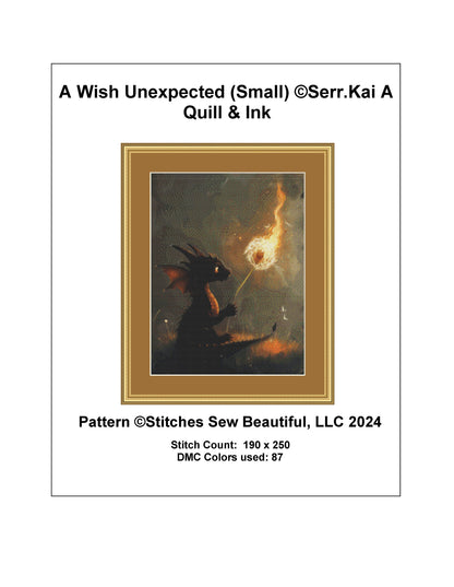 A Wish Unexpected (Small) cross stitch pattern by Serr.Kai A Quill & Ink