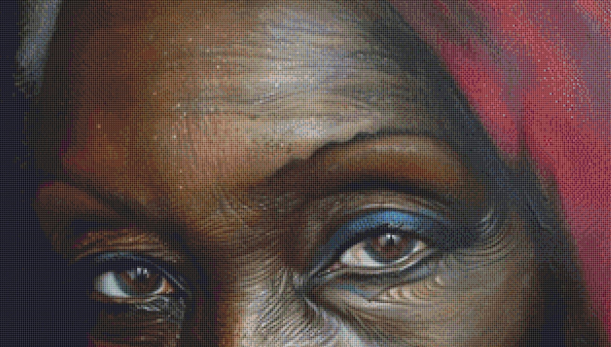 Wise Eyes cross stitch pattern by The Art Revivalist