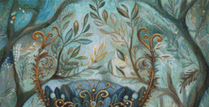 Crowned Owl (Small) cross stitch pattern by PassyArt