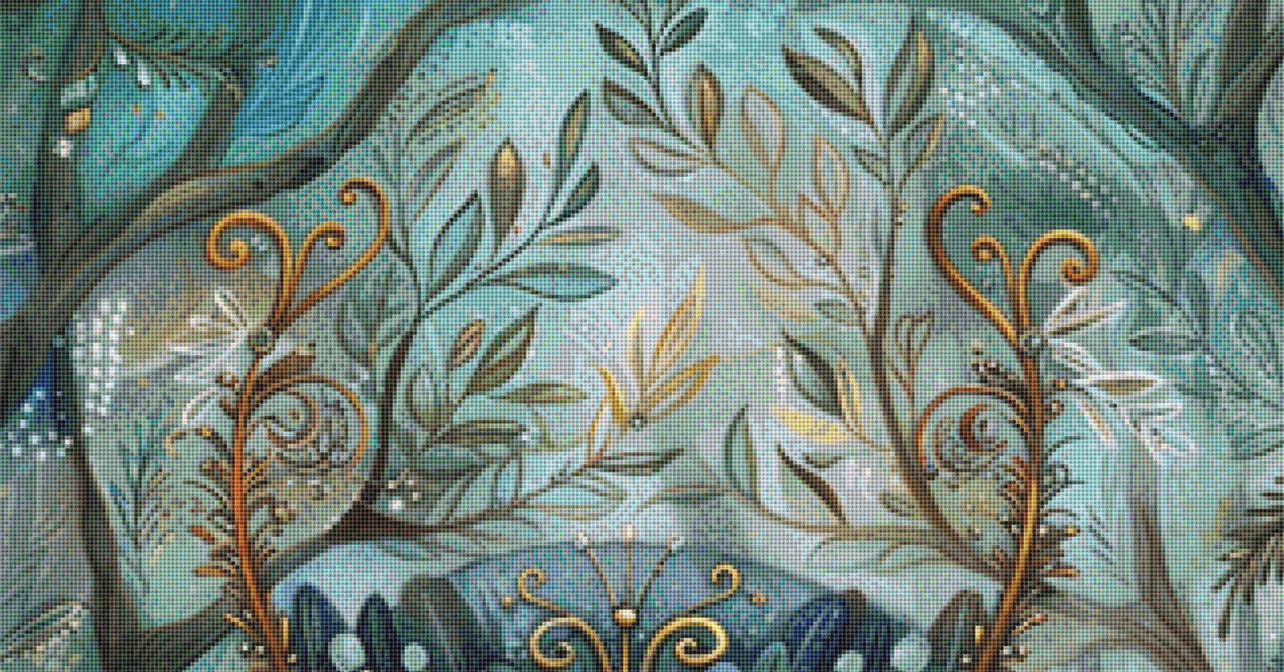 Crowned Owl (Max Colors) cross stitch pattern by PassyArt